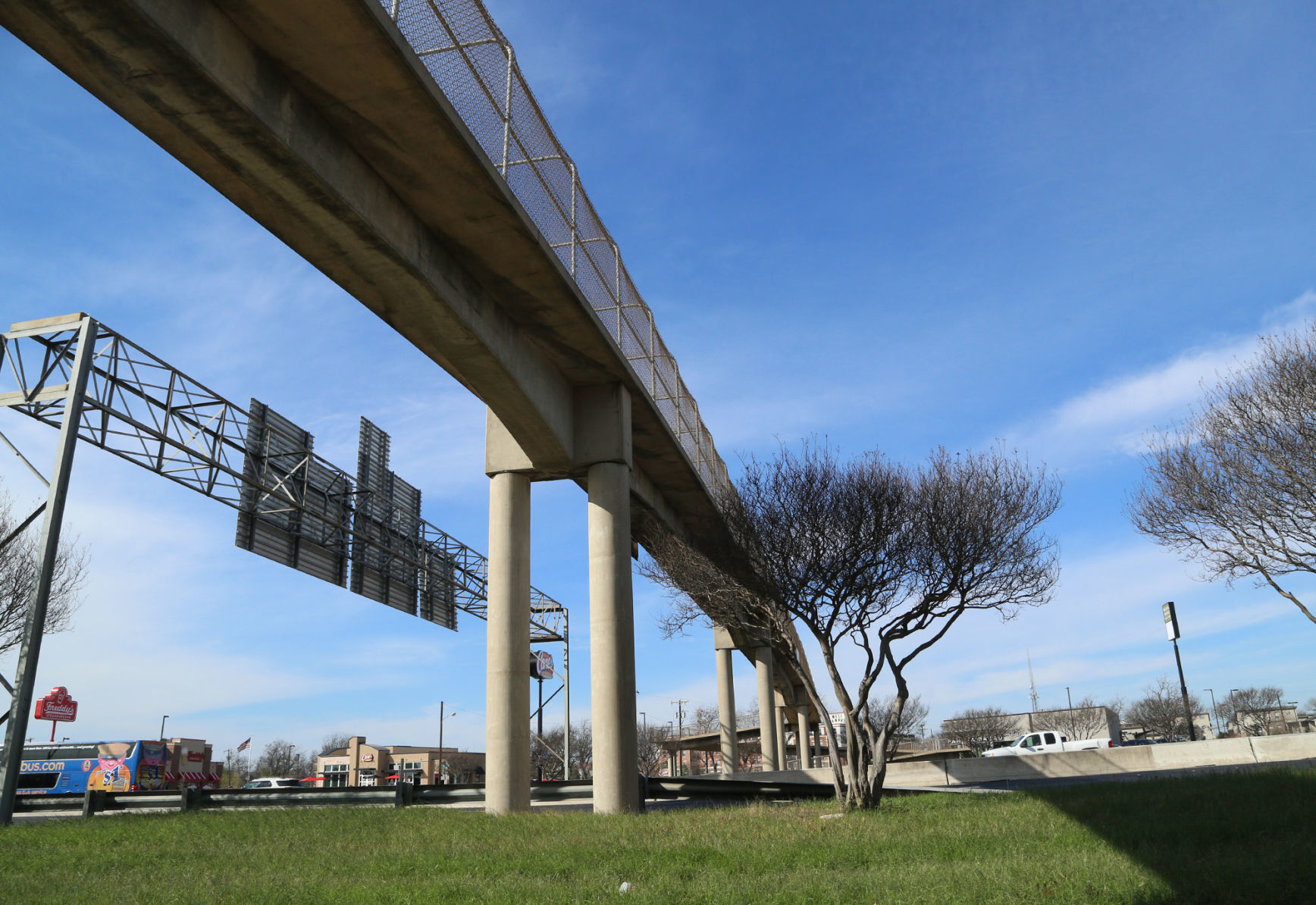 Ped bridge